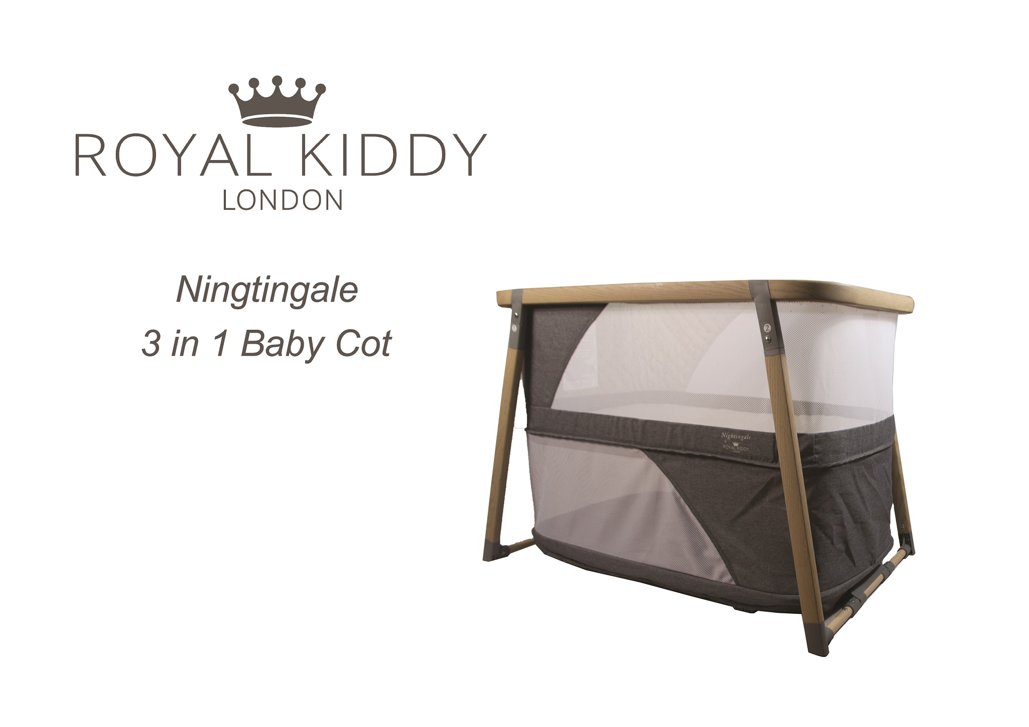 Royal kiddy hotsell bedside cot